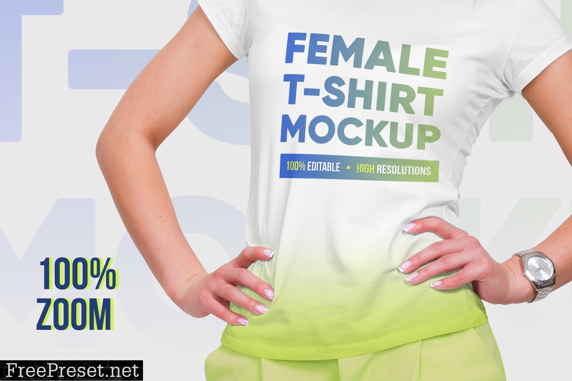 Female T-Shirt Mockups Vol 4 Part 2 5336778