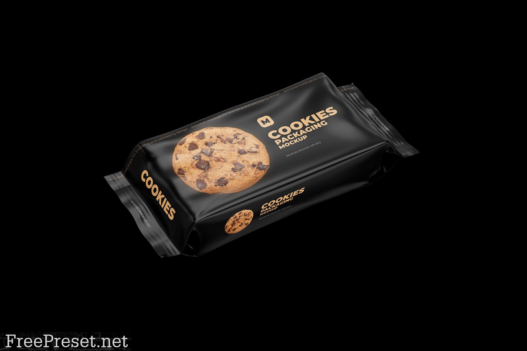 Flow Pack Cookies Mockup 4583812