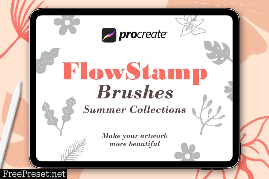 FlowStamp - Procreate Brush 6EAG364