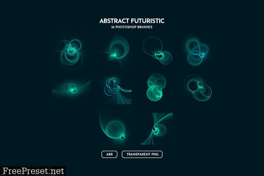 Futuristic Light Effects Photoshop Brushes