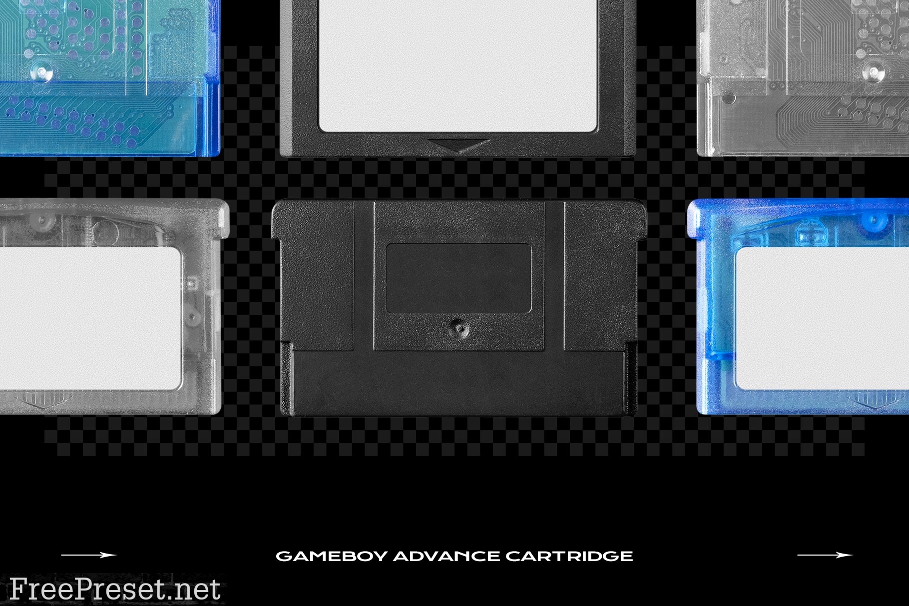 Game Cartridge Mockup Bundle Retro 6178588