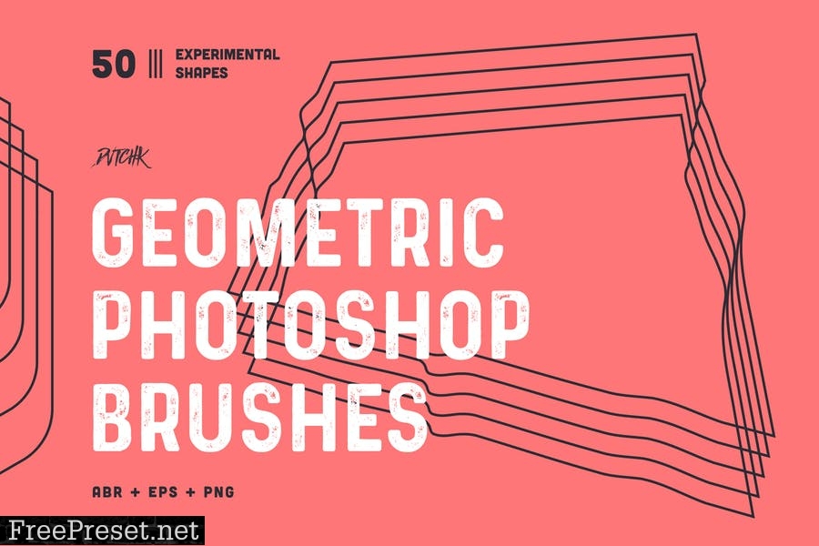 Geometric Photoshop Brushes 3TD3G88