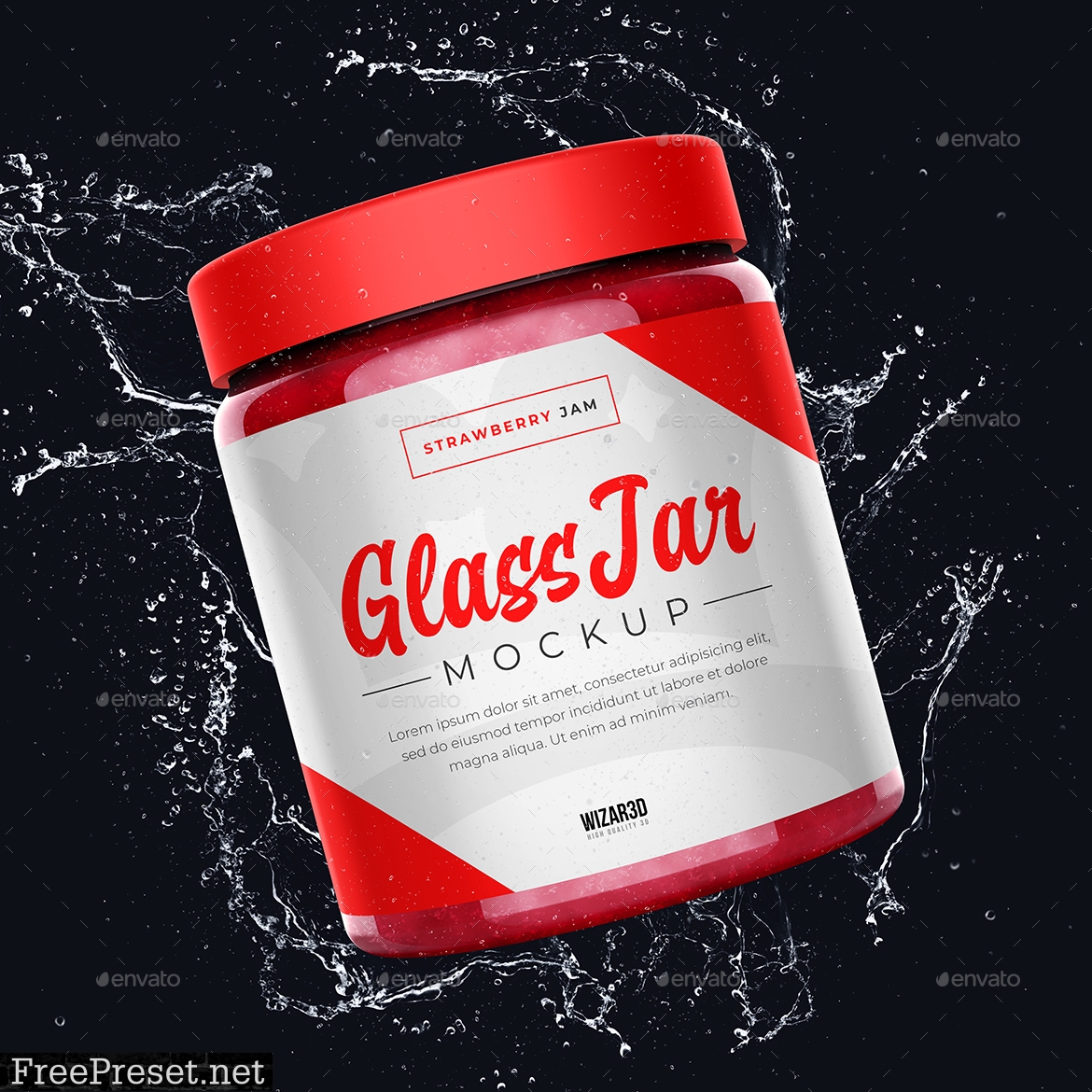 Glass Jar Mockup 27672560