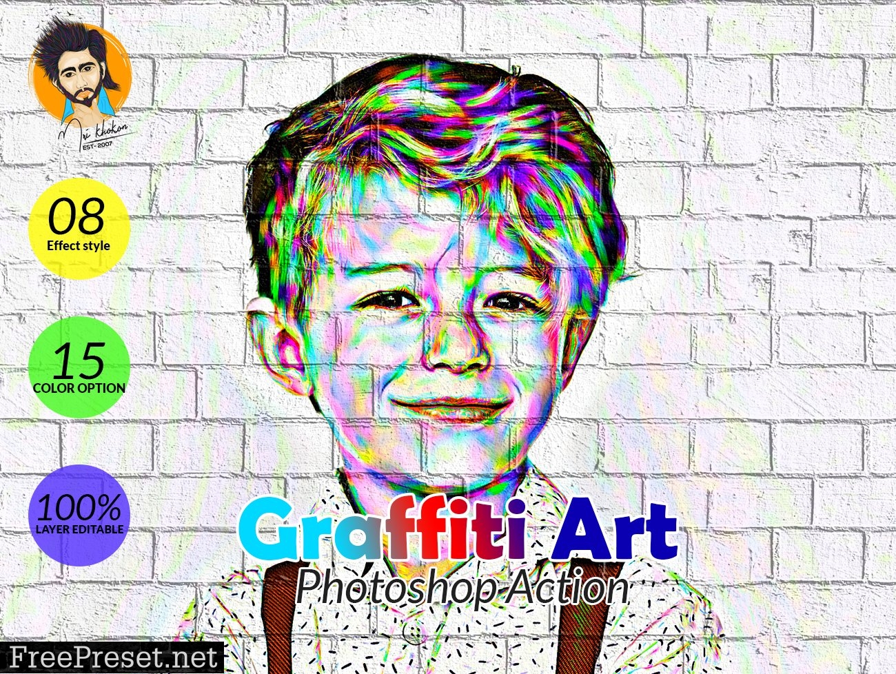 Graffiti Art Photoshop Action 5804789