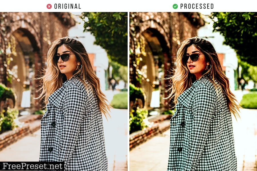 Green Vibes Effect Tones Action & Lightroom Preset