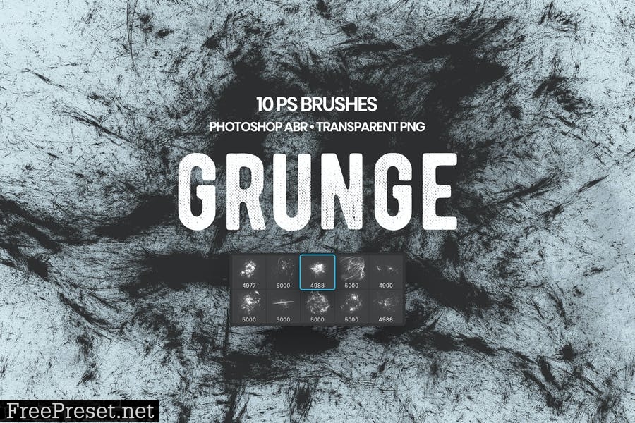 Grunge Photoshop Brushes RPLKM2L