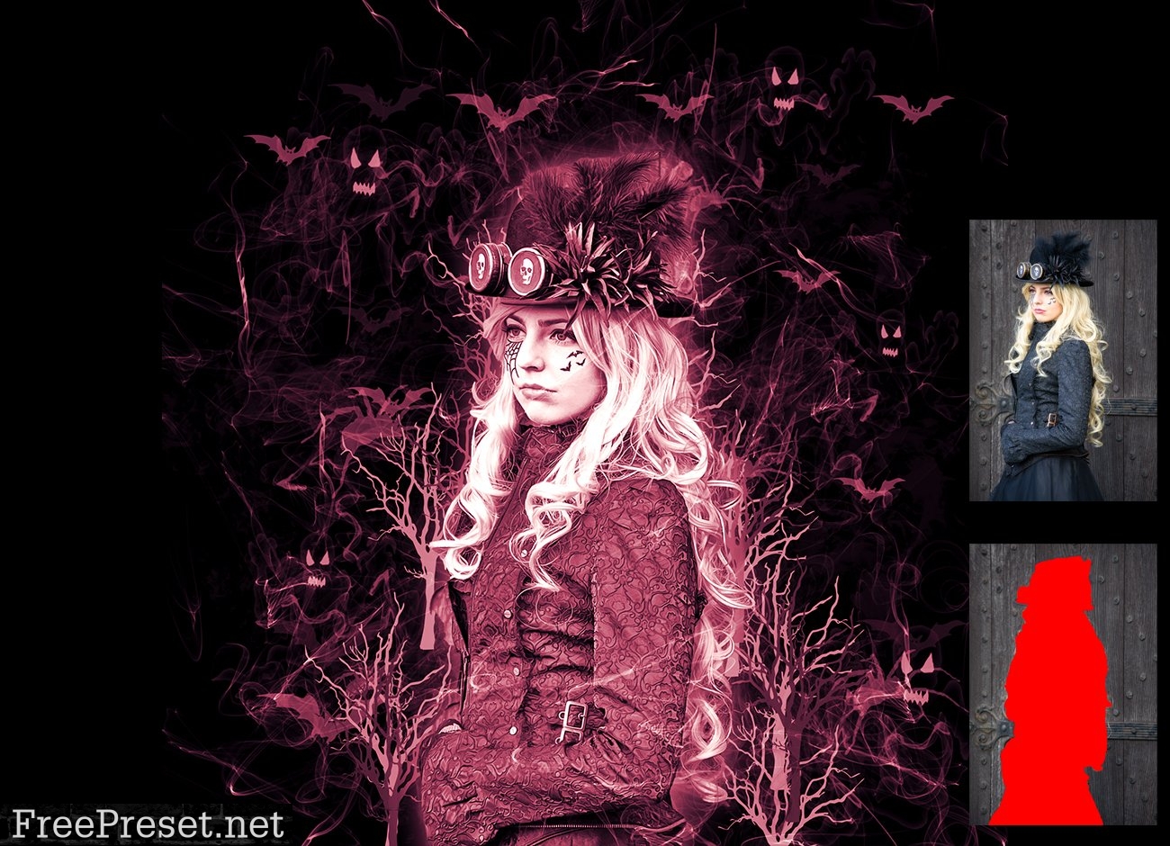 Halloween Night Photoshop Action 6415868