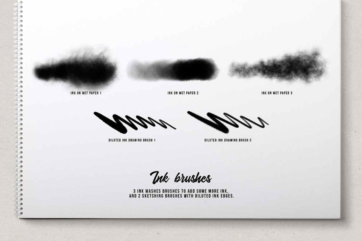 Ink splatter Procreate brushes vol 2 2184952