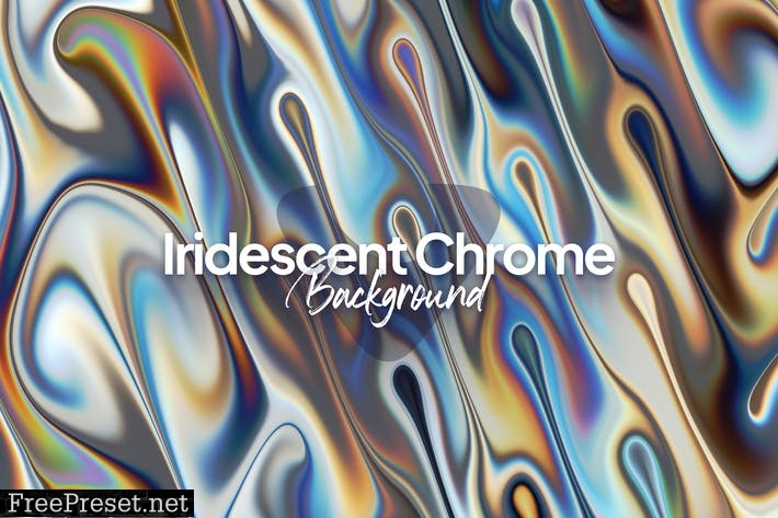 Iridescent Chrome Background HHNLBVN