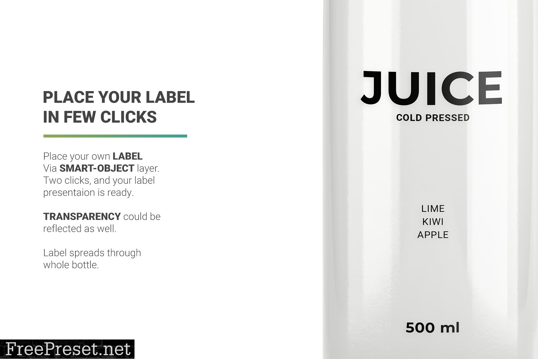 Juice Bottle Mockup 5325379