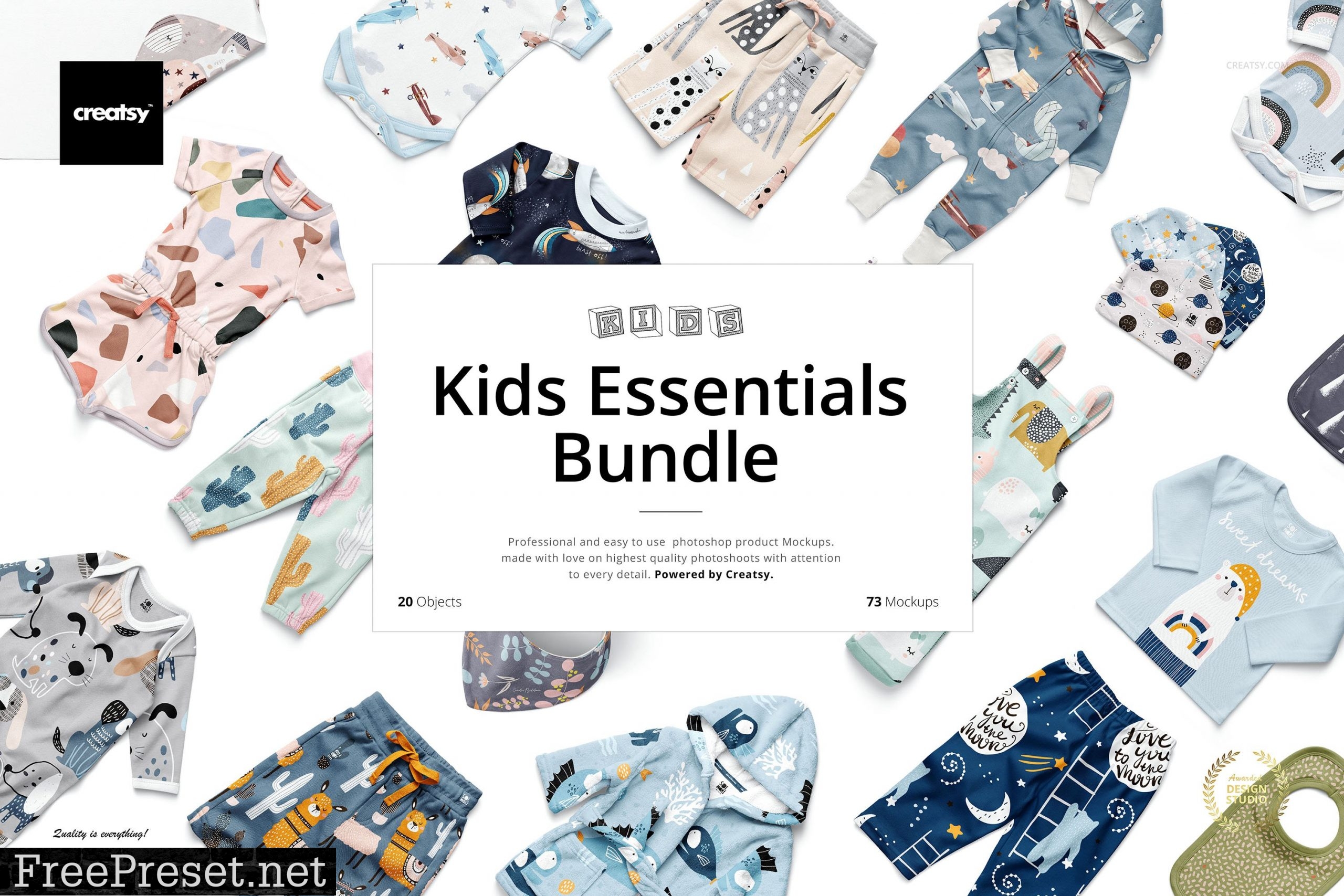 Kids Essentials Mockup Bundle 5511757
