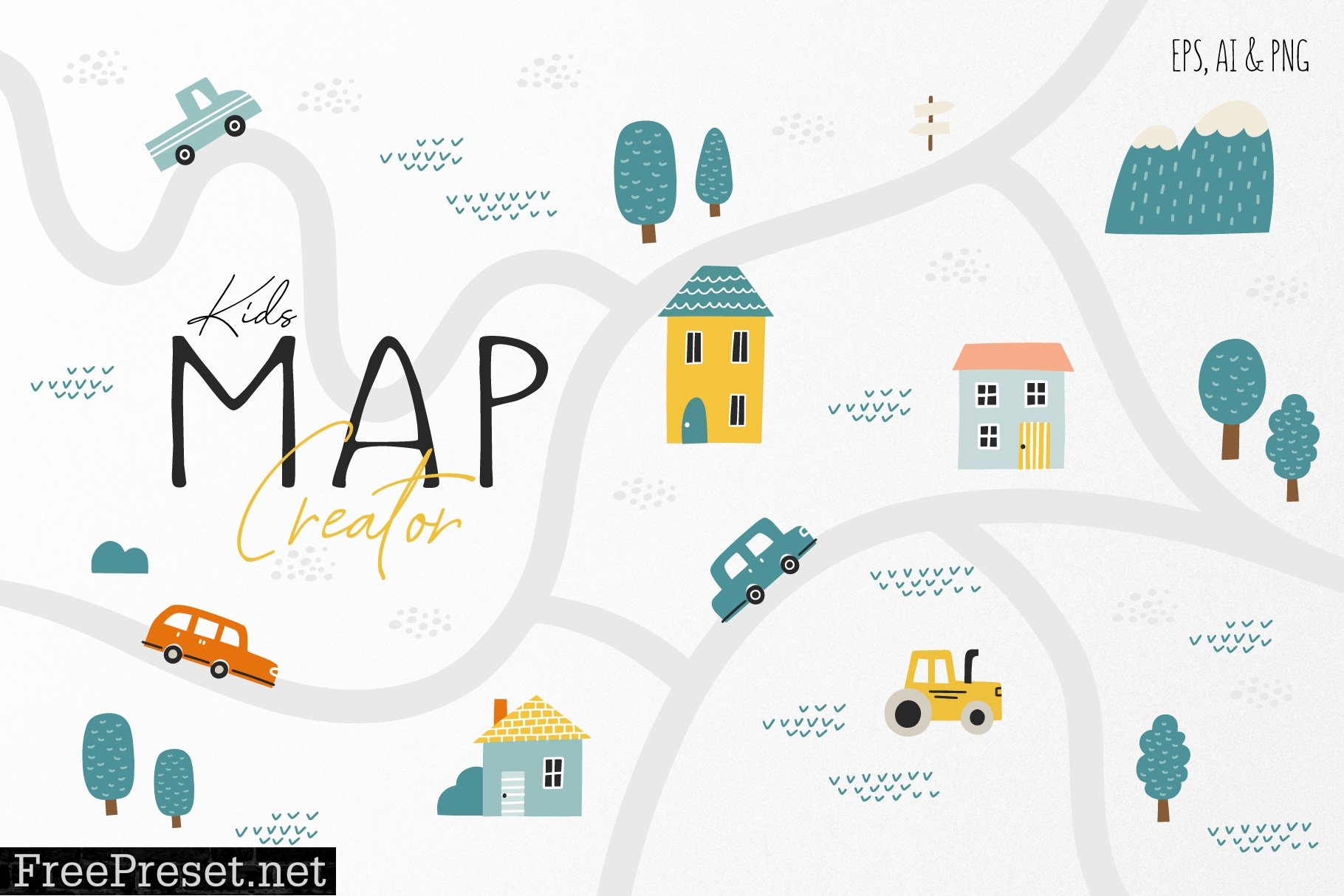 Kid's Map Creator Set 4969478