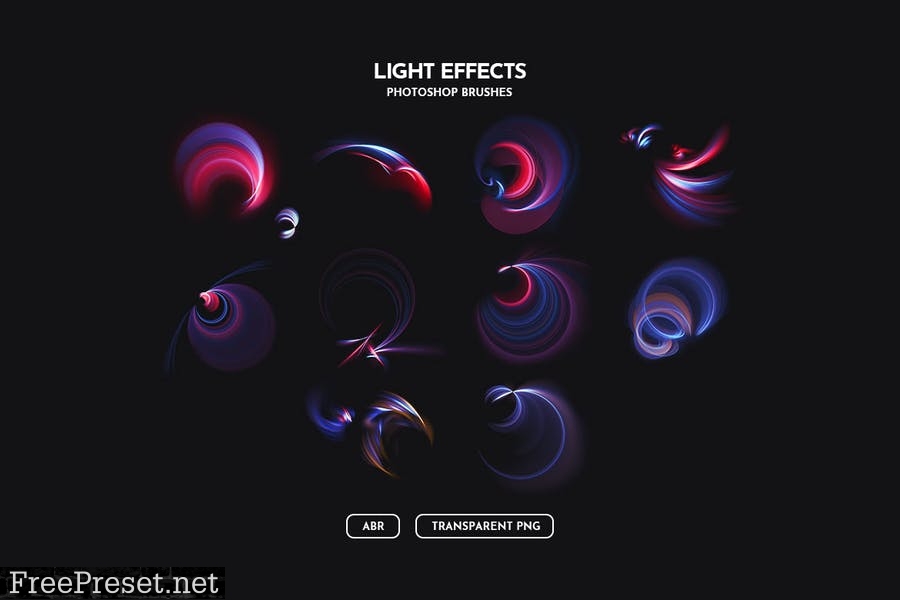 Light Effects Photoshop Brushes 6SVAU7K