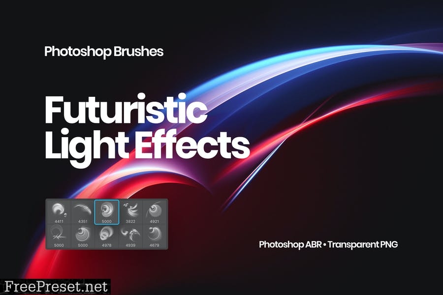 Light Effects Photoshop Brushes 6SVAU7K