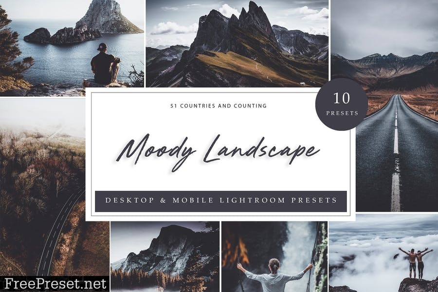 Lightroom Presets - Moody Landscapes