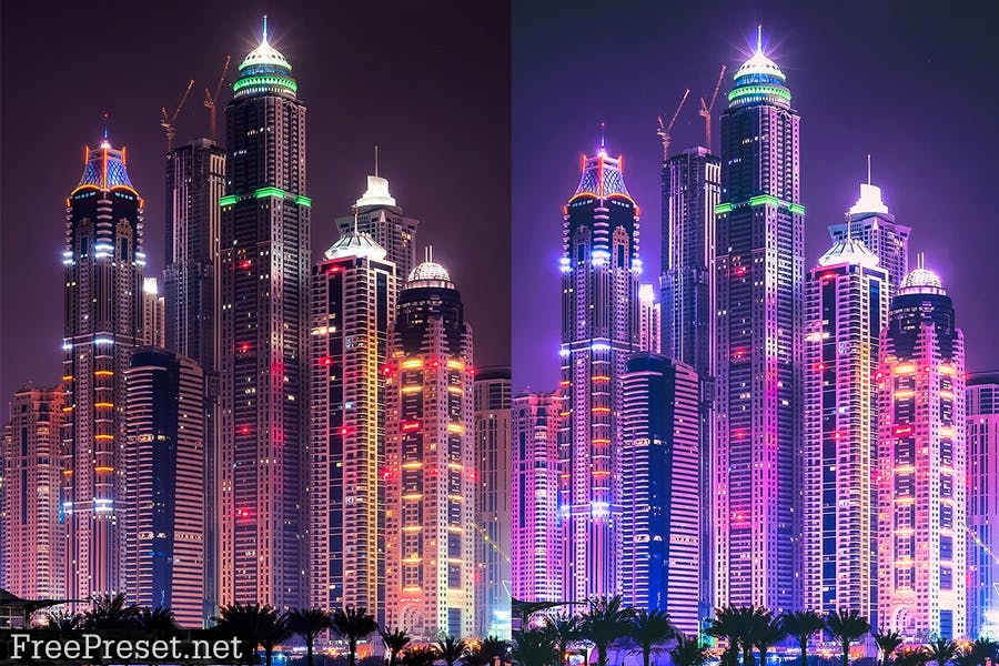 Lightroom Presets - Neon City