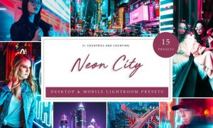 Lightroom Presets - Neon City