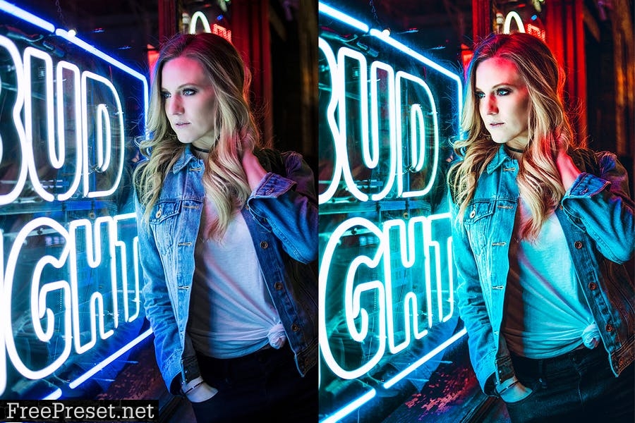 Lightroom Presets - Neon City