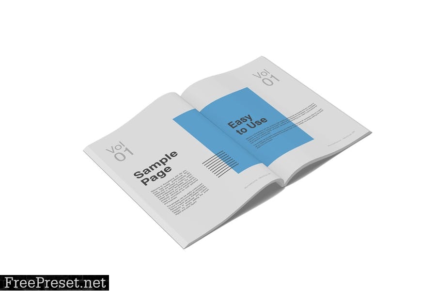 Magazine vol.01 - Mockup Template Set VR