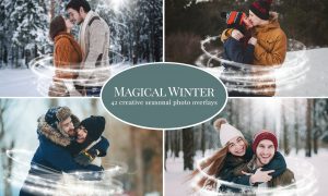 Magical Winter photo overlays 5460759