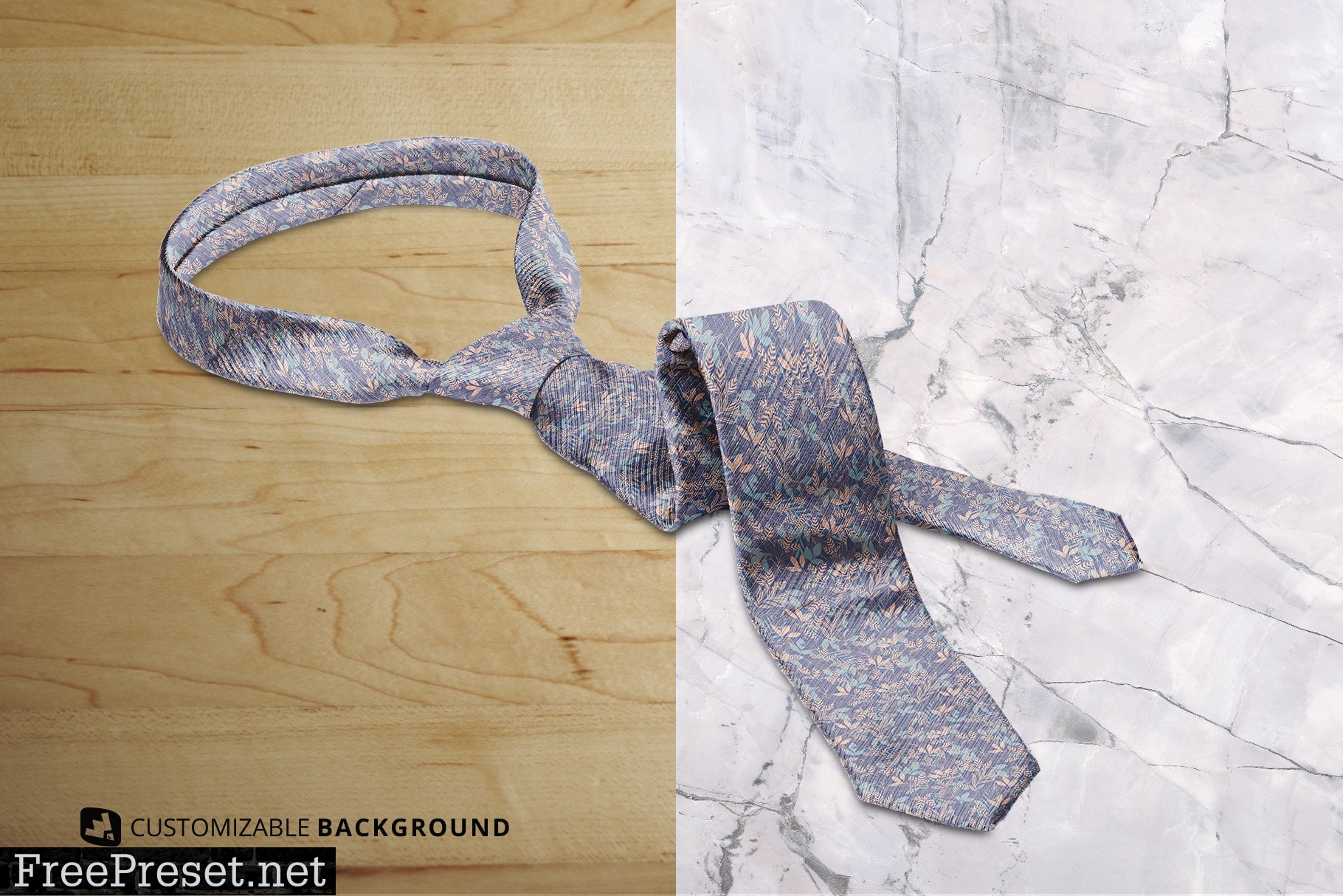 Men's Formal Tie Mockup 6180295