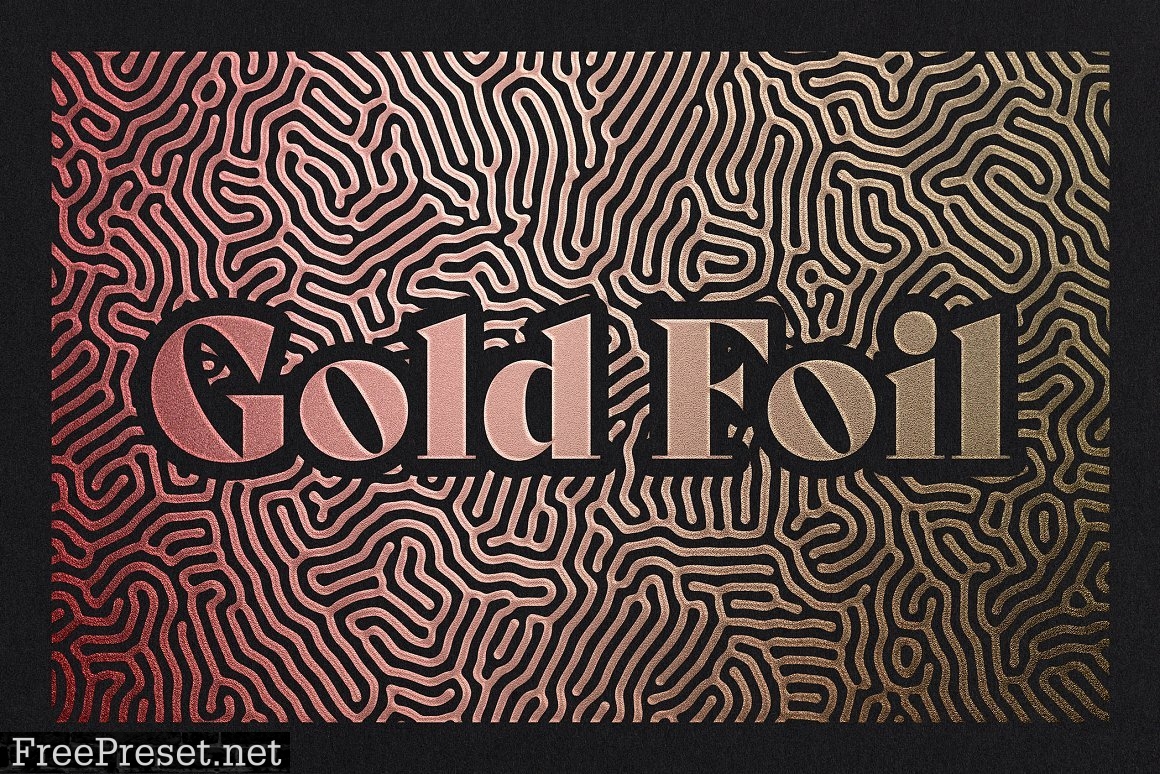 Metallic Foil Logo Mockup 5805031