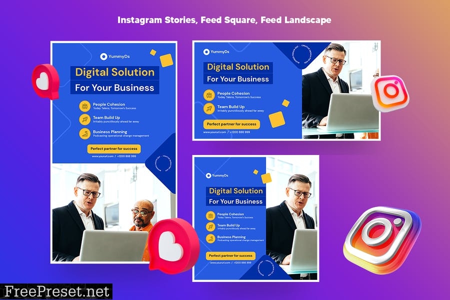 Multipurpose Business Social Media Pack AUBJTHT