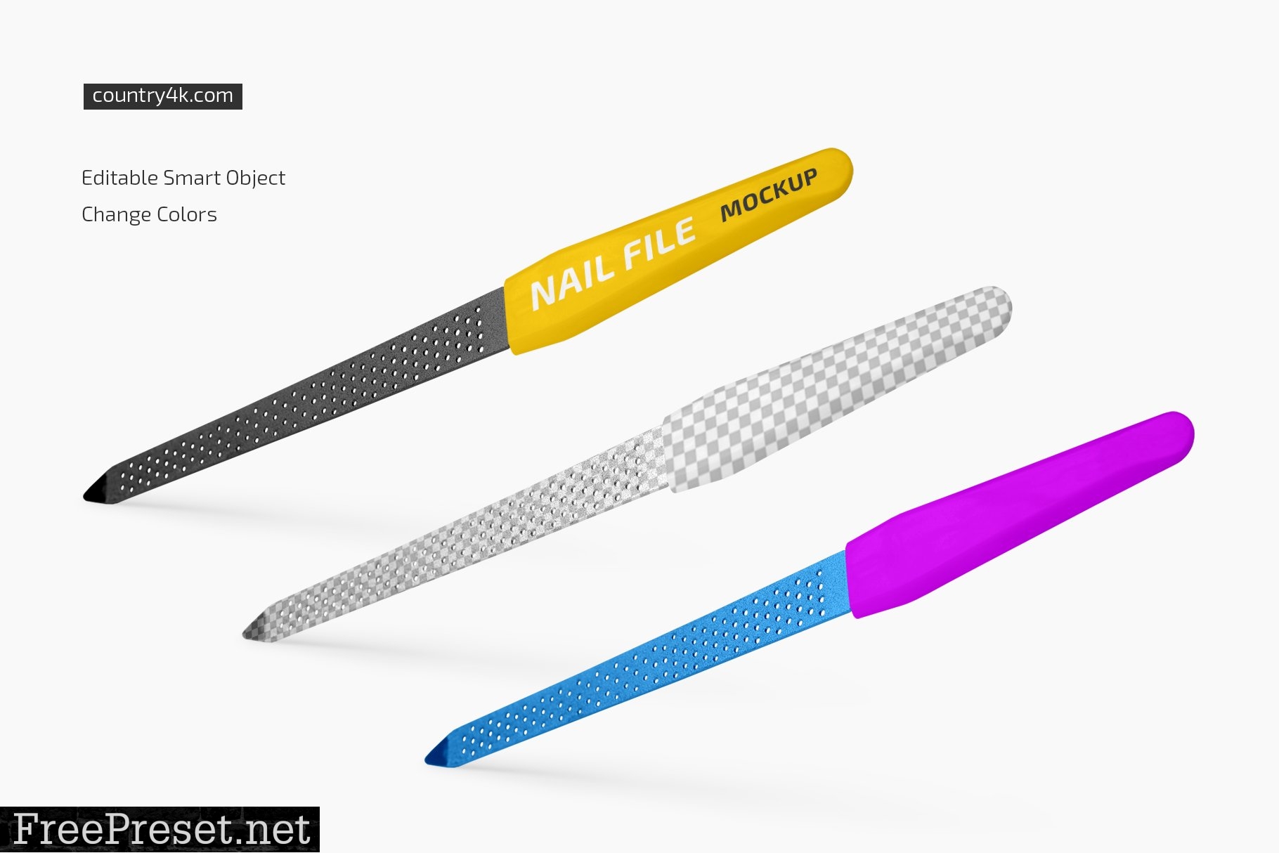 Nail File Mockup Set 6324172