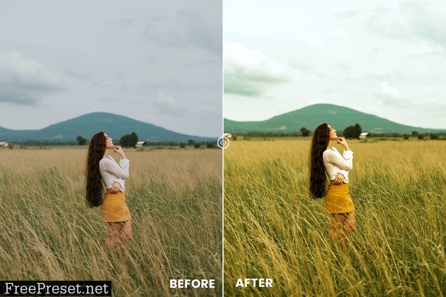 Natural Green Action & Lightrom Presets