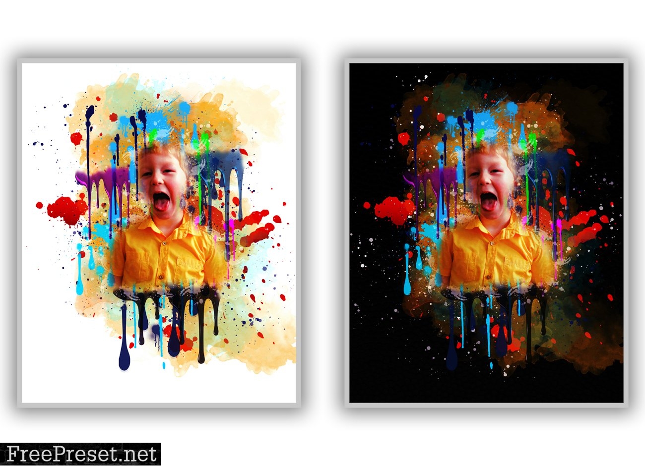 Paint Dripping Effect PS Action 5449909