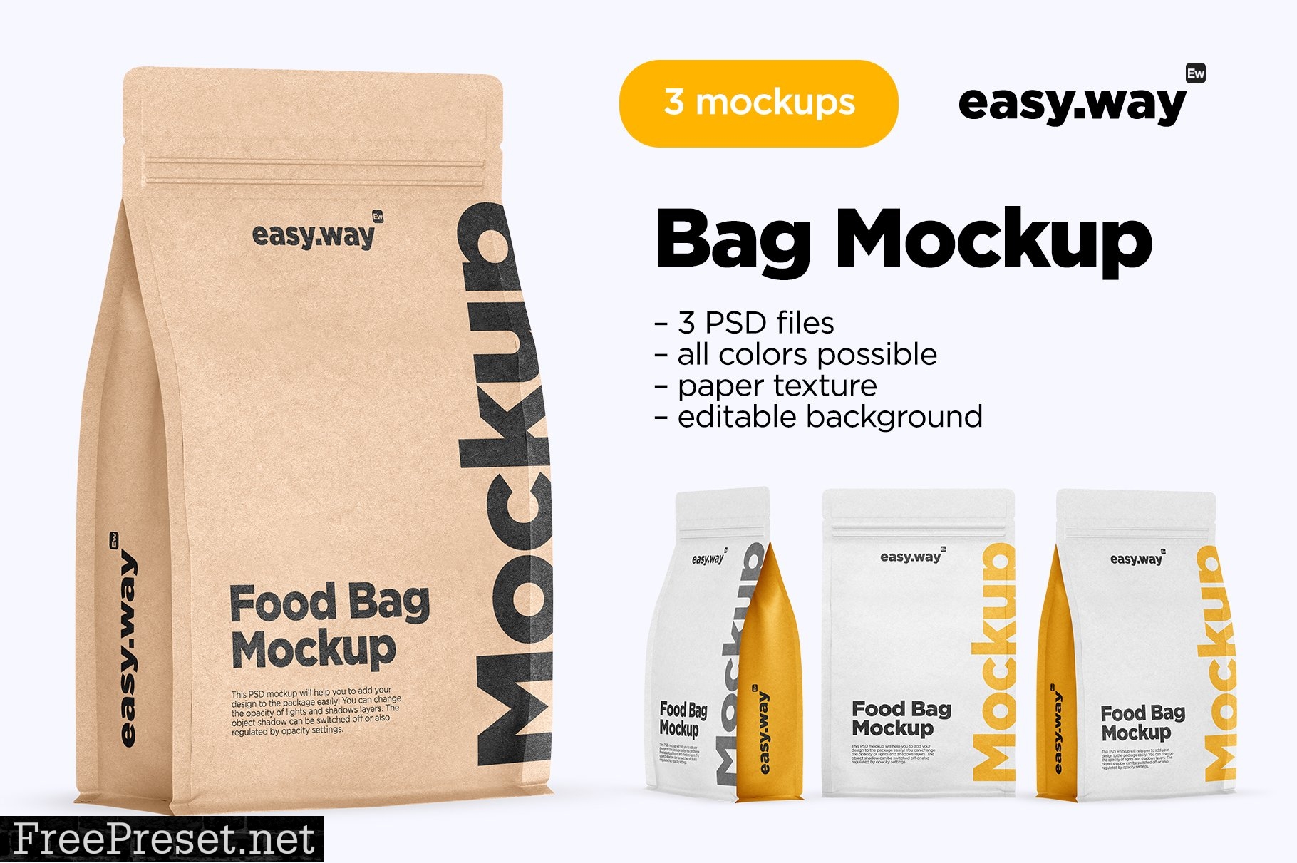 Paper Coffee Bag Mockup 5547171