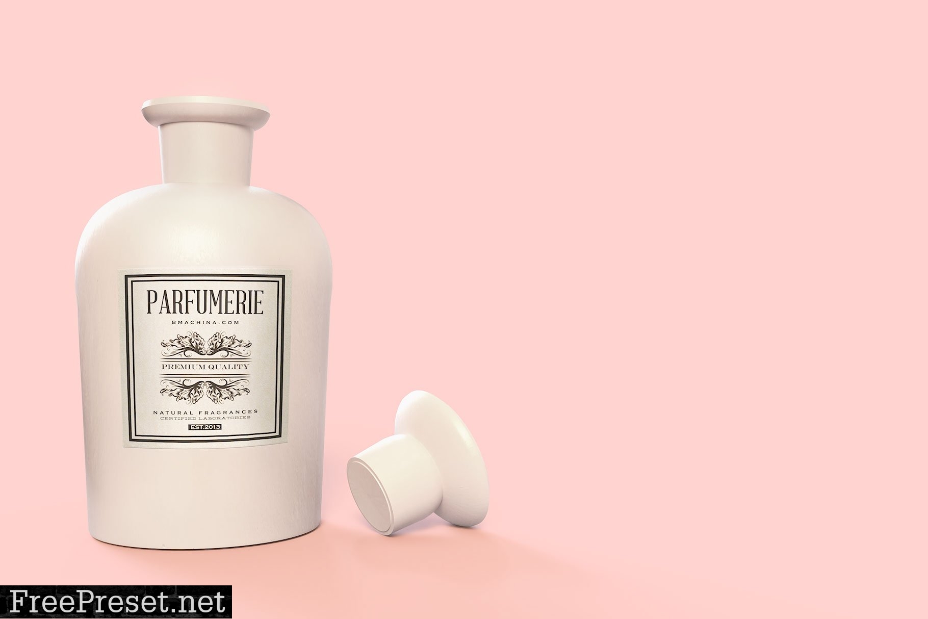 Pattern & Label Parfum Bottle Mockup 4517819A vintage pharmacy bottle to show off your designs with style or simply to see how they look like in different environment.  Pattern&Label Parfum Bottle Mockup  Pack includes 1 .psd files: 4500x3000 px, 300dpi and 1. PDF Help file; Changeable Label design via Smart Object; Changeable Bottle patterns via Smart Object Changeable background; Great pattern by Mariia (FleurArt):  https://creativemarket.com/FleurArt  *Patterns are not included in the main zip file;  *Logo design not included in the main zip file  *Photoshop CS4 or above required for editing Smart Objects