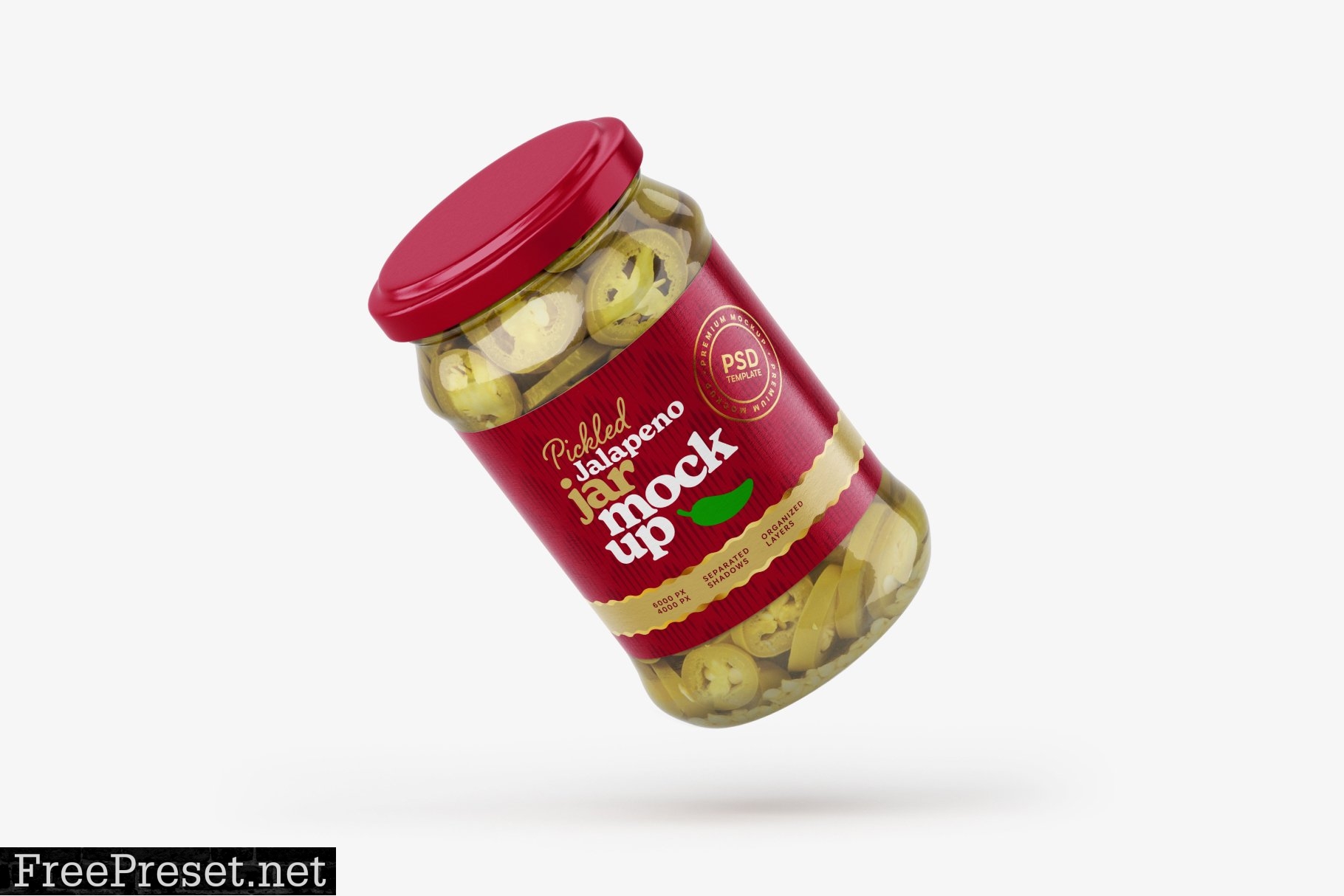 Pickled Jalapeno Jar Mockup Set 5940825