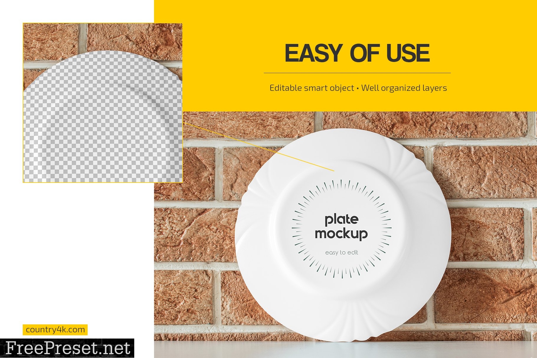 Plate Mockup Set 6342541