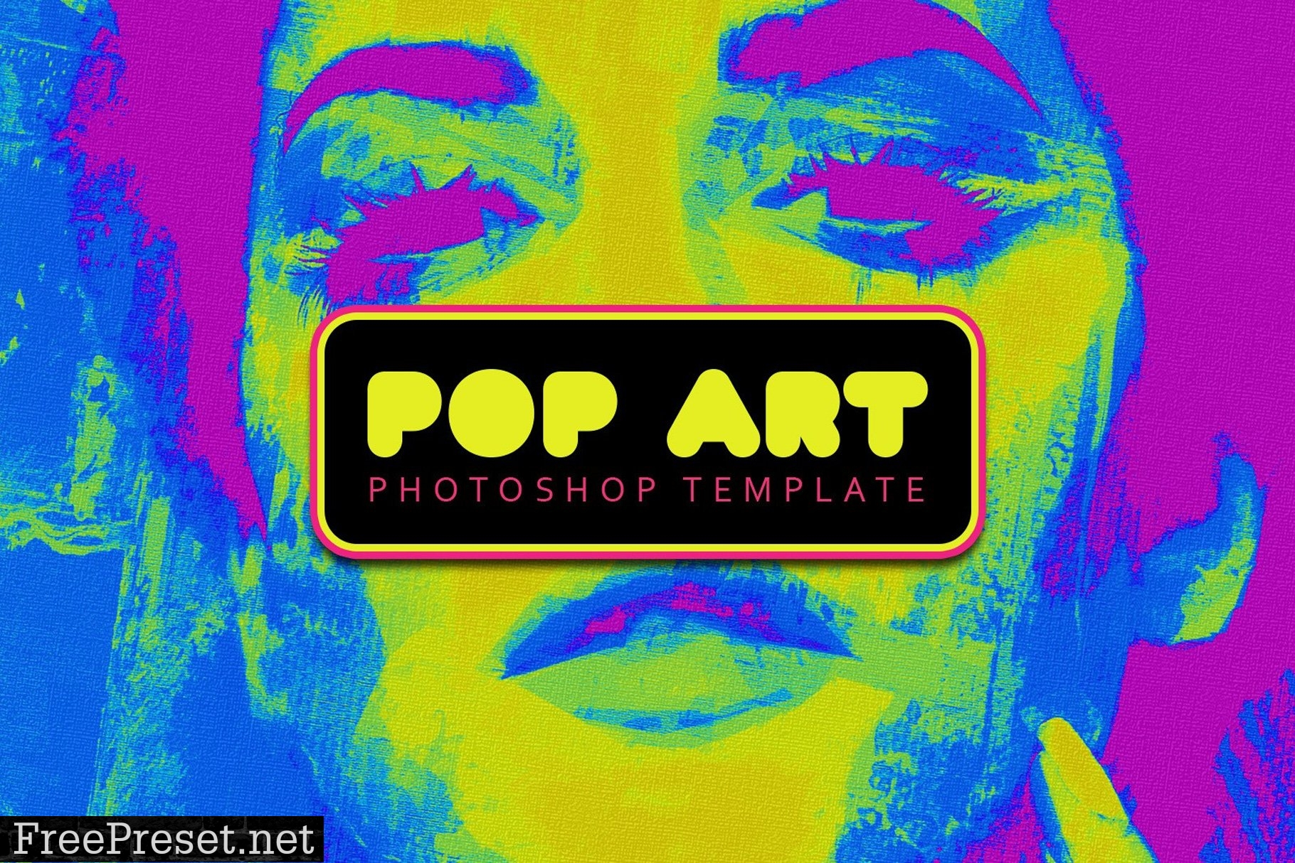 Pop Art Photoshop Template 5790110