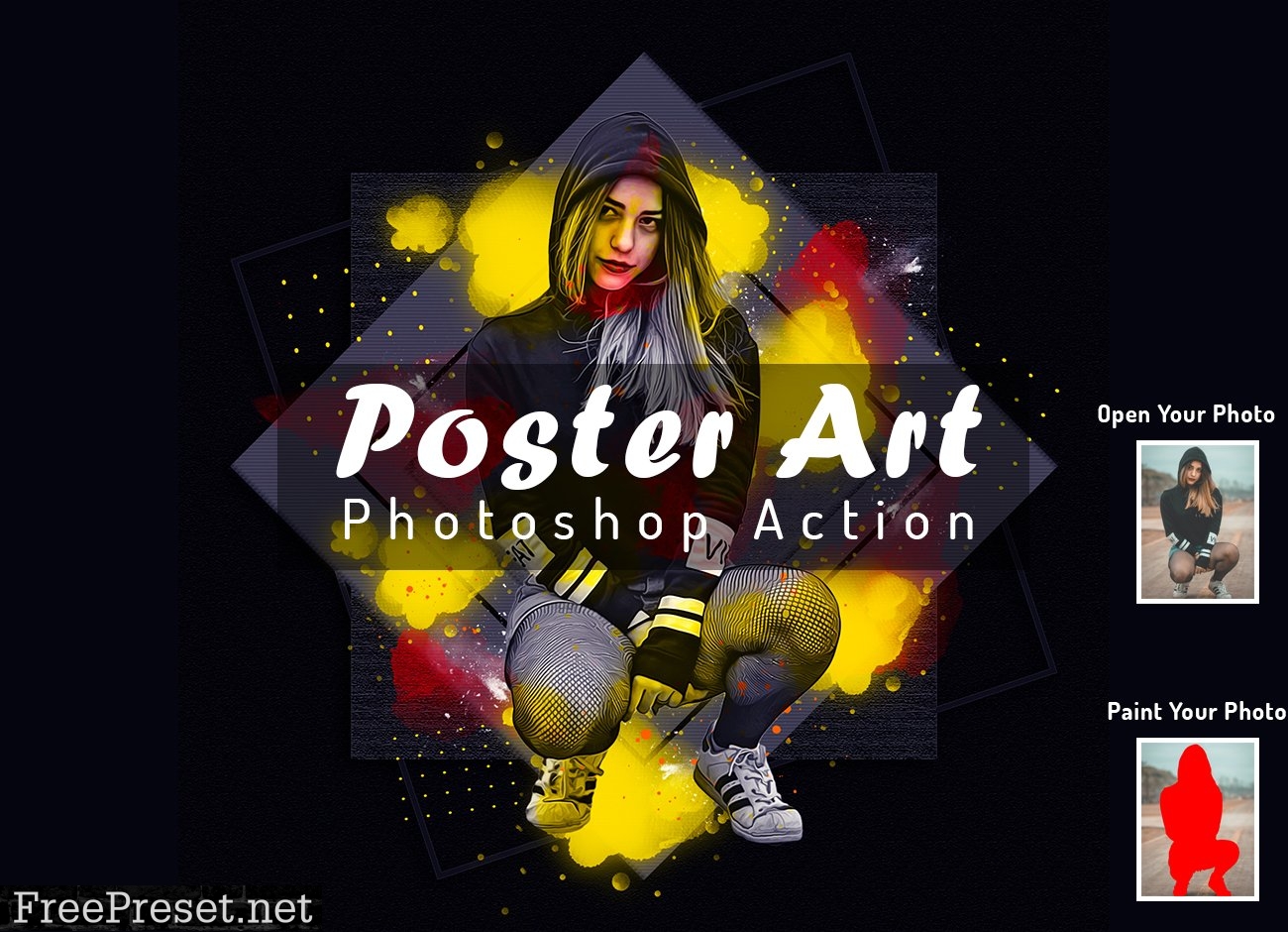 Poster Art Photoshop Action 6453860