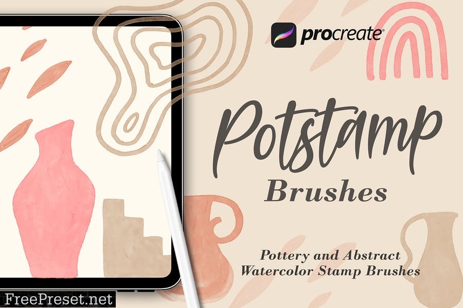 Potstamp - Procreat Brushes E336XU4