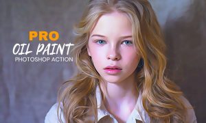 Pro Oil Paint Photoshop Action 4955896