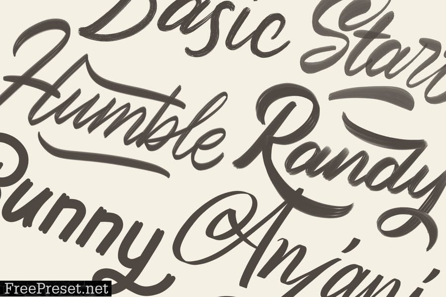 Procreate Lettering Brushes BY3TW9N