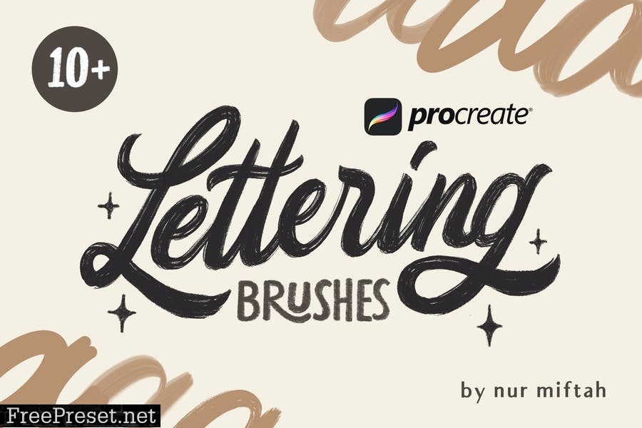 Procreate Lettering Brushes BY3TW9N