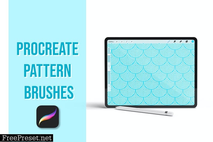 Procreate Pattern Brushes - Circles