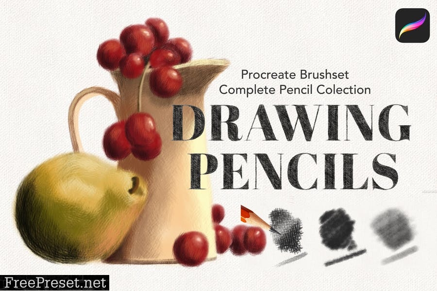 Procreate Pencil Drawing Collection UCHADJY