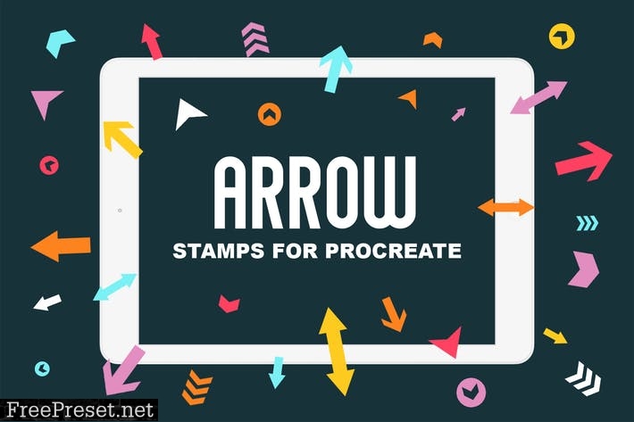 Procreate Stamp Brushes - Arrows