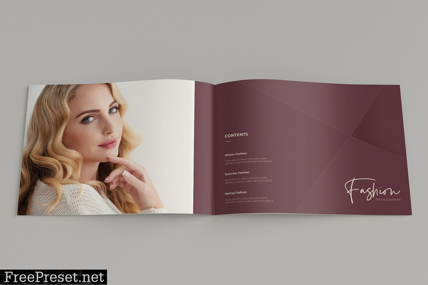 Pure Hand Drawing Photoshop Action 5354336Fashion Lookbook Template 5258972