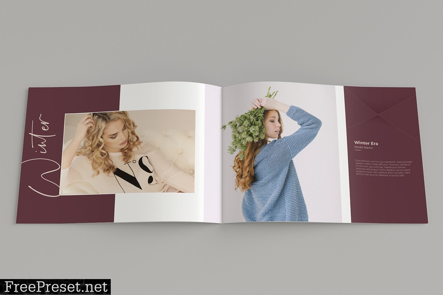 Pure Hand Drawing Photoshop Action 5354336Fashion Lookbook Template 5258972