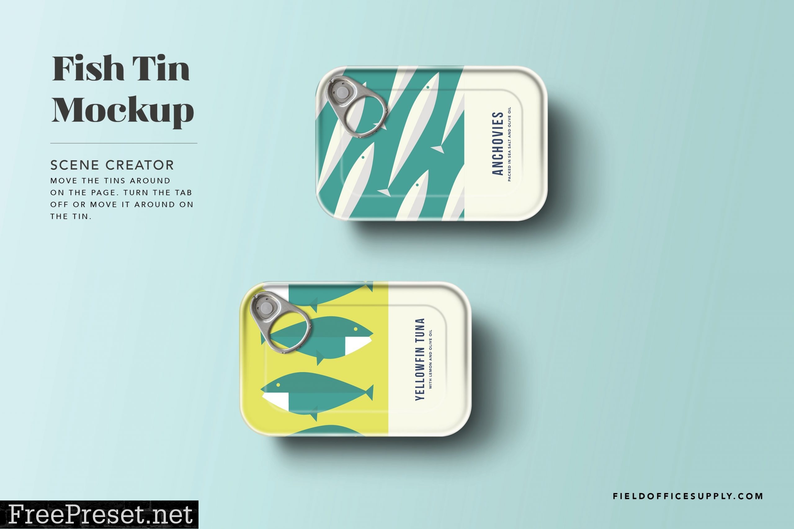 Sardine Tin Mockup 4890080