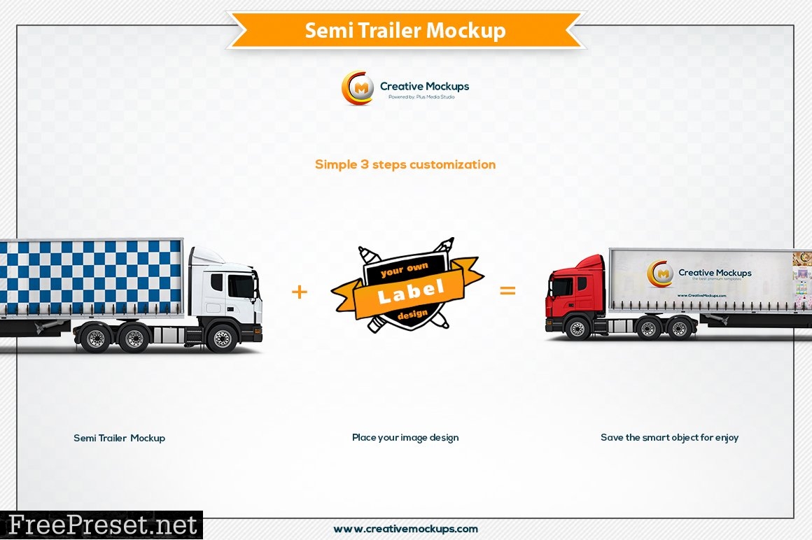 Semi Trailer Mockup 5182905