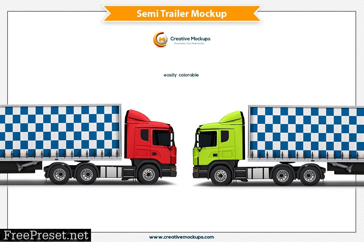 Semi Trailer Mockup 5182905