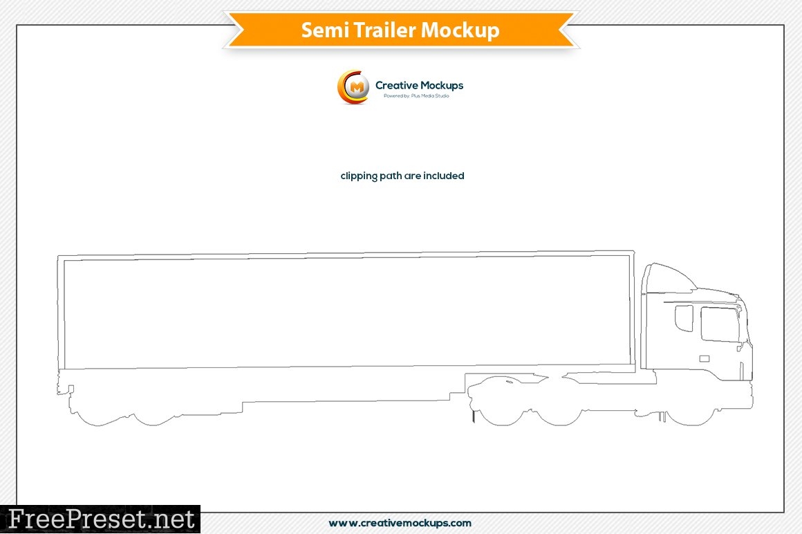 Semi Trailer Mockup 5182905