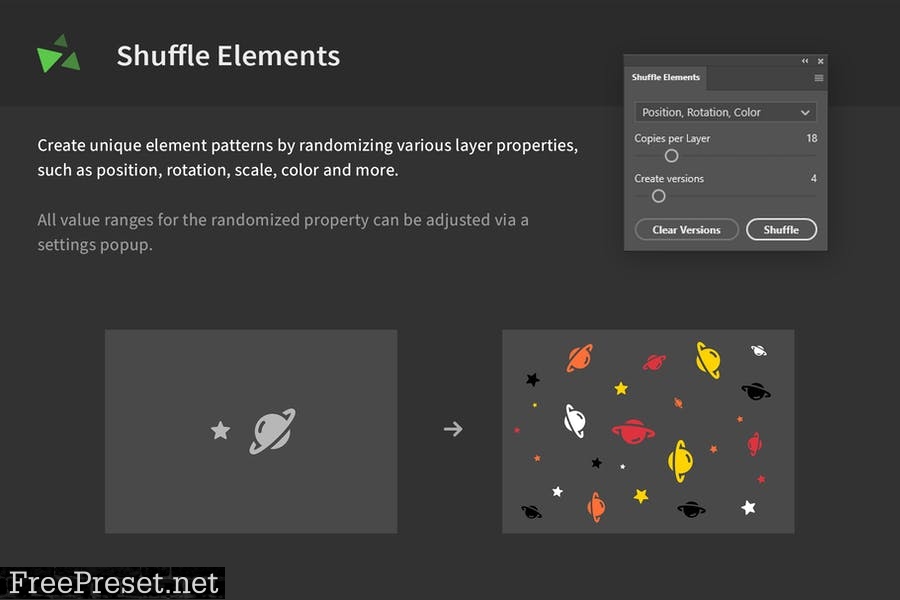 Shuffle Elements - Randomize Layer Props